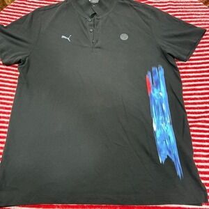 PUMA Black polo Shirt men size XL. SKU890
